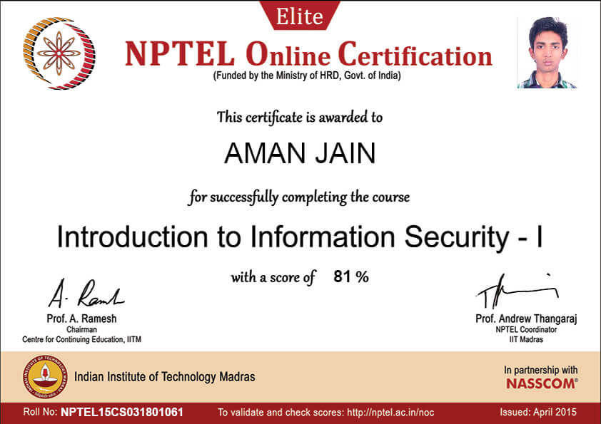 Information Security - IV